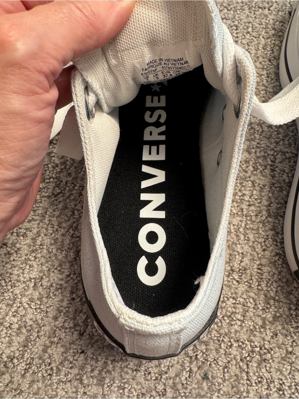 Women's Converse Chuck Taylor All Star Lift Low Top Casual Shoes Size 7 or 8 - Picture 17 of 17